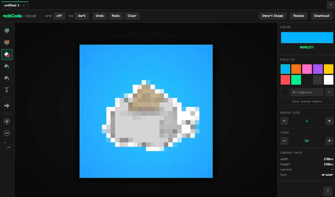 Pixel Art Tool Preview